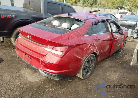 2021 Hyundai Elantra Limited из США, поврежденный, VIN KMHLP4AG7MU106239